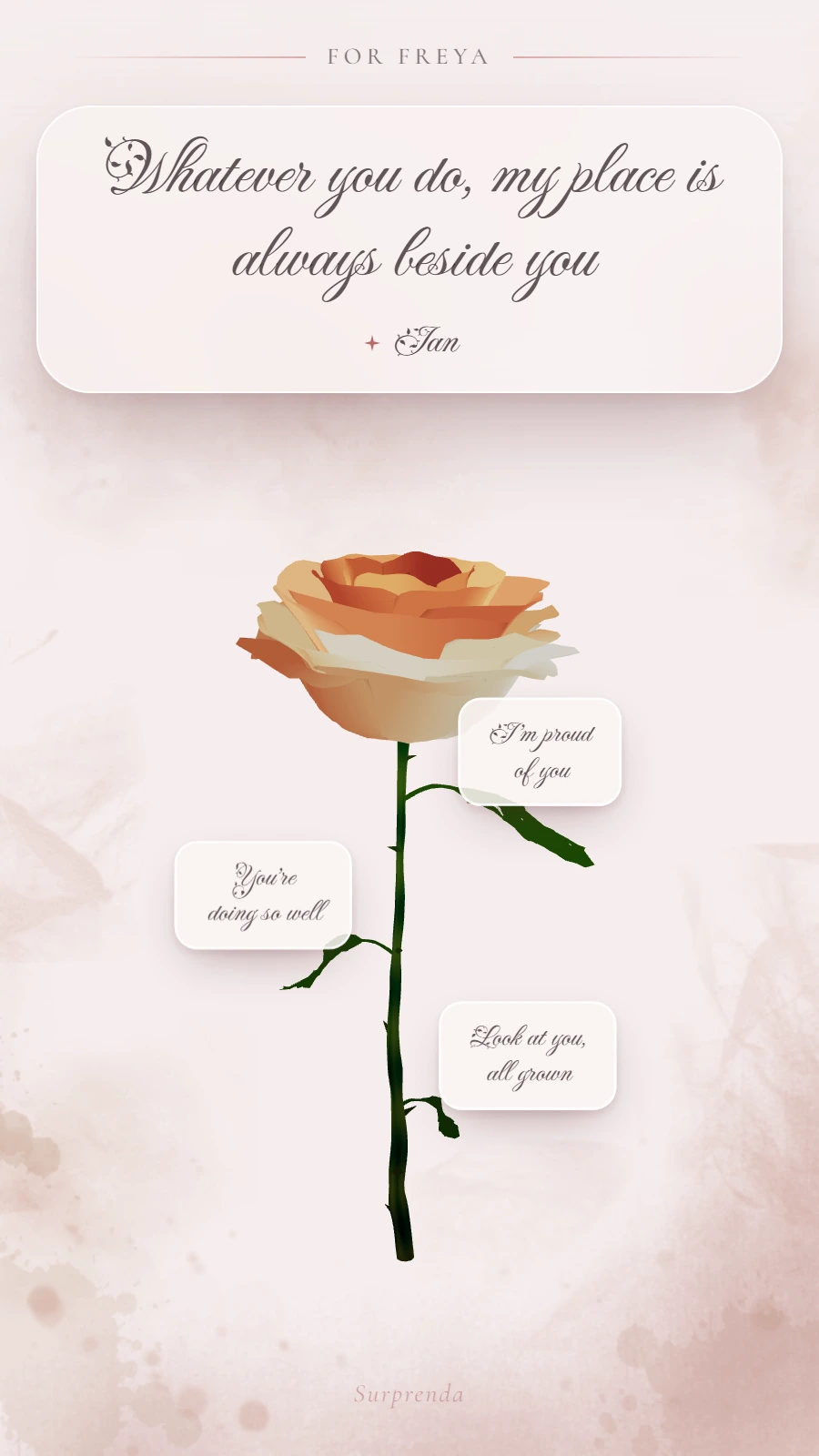 For daughter