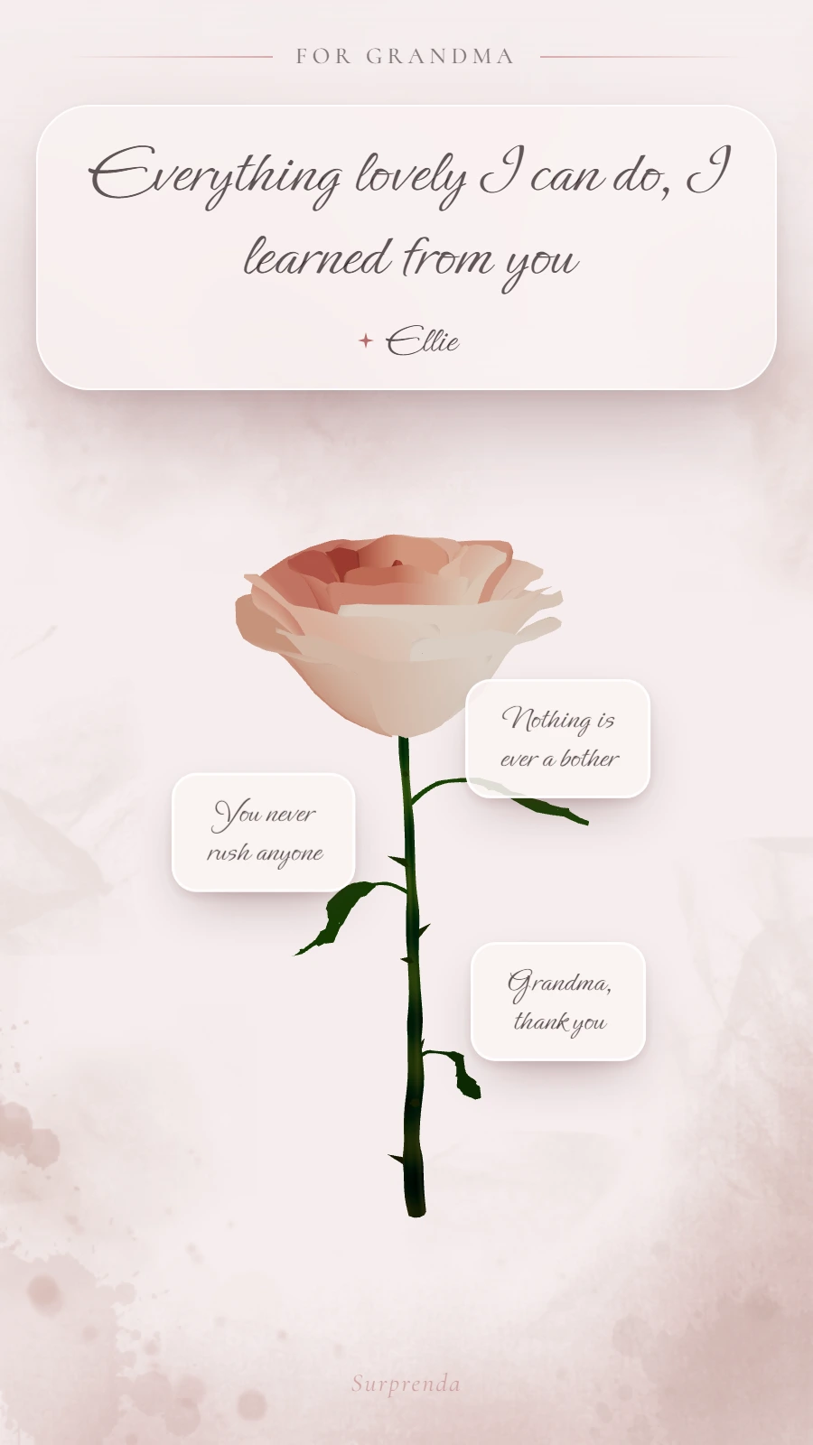 For Grandma